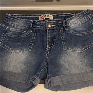 ❤️❤️❤️Lei cuffed jean shorts 11